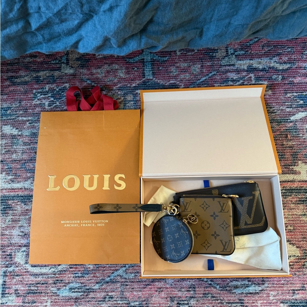 Louis Vuitton Trio Pouch Wristlet